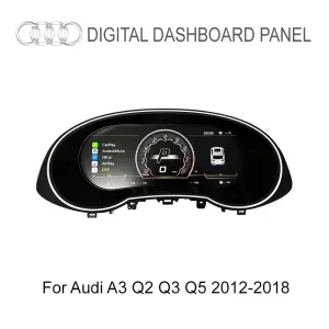 Audi Q3 2012-2018 Painel de instrumentos LCD de 12,3 polegadas