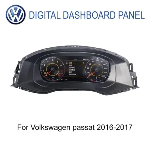 Painel de instrumentos digital do Volkswagen Passat 2016 2017 12,3 polegadas IPS LCD vista frontal