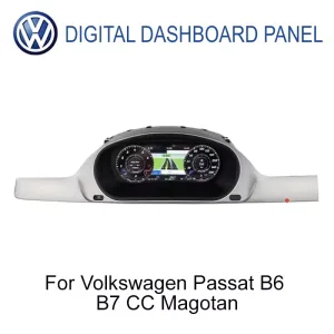 Volkswagen Passat B6 B7 CC Painel de instrumentos digital Magotan IPS LCD vista frontal