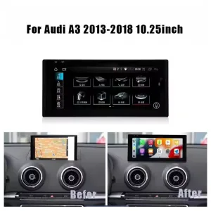 Rádio CarPlay para Audi A3 (2013–2018) com CPU de 8 núcleos, 8+128 GB 3 03 2