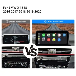 Unidade central Android BMW X1 F48 NBT EVO