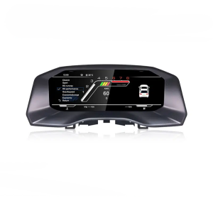 Painel de instrumentos digital da Volkswagen Amarok 2017-2020 vista frontal LCD IPS de 12,3 polegadas