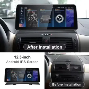 Unidade central Android BMW X3 E83 CIC CCC