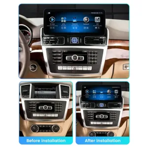 Unidade central Android do Mercedes-Benz GLE