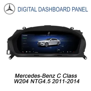 Painel digital do Mercedes Classe C W204 2011-2014 | 12.3″