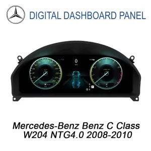 Painel de Indicadores Digitais Mercedes Classe C W204 2008-2010 | 12.3″