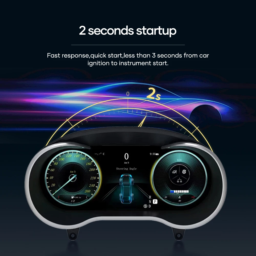 Mercedes C GLC digital cluster fast startup display for daily driving