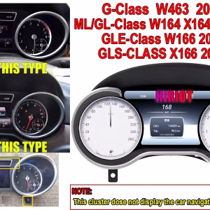 Painel digital Mercedes ML GL 2012-2015 | 12,3 ″ CarPlay, Android Auto