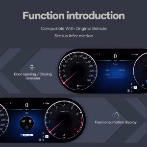 Painel de instrumentos digital Mercedes ML GL 2005-2010 | 12,3″ CarPlay, Android Auto