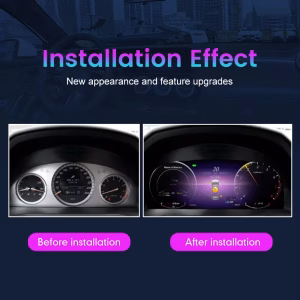 Painel de Indicadores Digitais Mercedes Classe C W204 2008-2010 | 12.3″