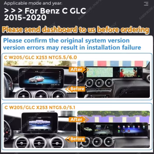 Mercedes W176 C117 X156 Android Head Unit for A-Class CLA GLA 2012-2018 5 Unidade central Android Mercedes W205