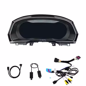 Painel digital do VW Golf Mk7: adaptação para Linux no Passat B8 e no Arteon 6 Acessórios do painel de instrumentos digital da Volkswagen para os modelos Golf 7, Passat B8 e CC, incluindo o chicote elétrico e os suportes