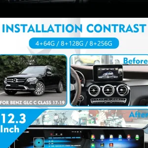 Mercedes W176 C117 X156 Android Head Unit for A-Class CLA GLA 2012-2018 6 Unidade central Android Mercedes W205