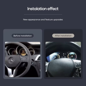 Painel de instrumentos digital Mercedes ML GL 2005-2010 | 12,3″ CarPlay, Android Auto