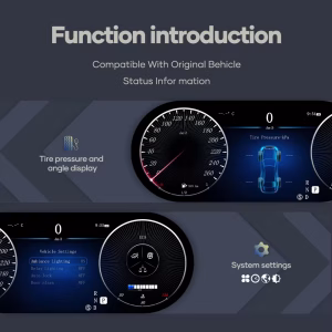 Painel de instrumentos digital Mercedes ML GL 2005-2010 | 12,3″ CarPlay, Android Auto