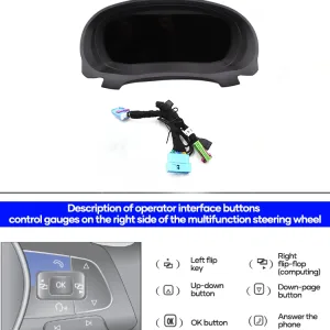 VW Polo 6R Digital Instrument Cluster 2008-2016 LCD Upgrade 7 Sf3b0723eb75f4d608f1fb831db2be198e