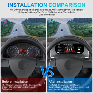 Painel de instrumentos digital do Volkswagen Golf MK5 2008–2011 8 fb9b52f07a50ce56cf96d82772247d05