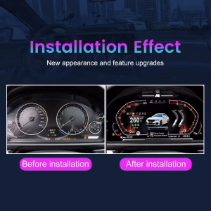 Painel de instrumentos digital do BMW Série 3 2013-2020 | LCD OEM de 12,3 polegadas