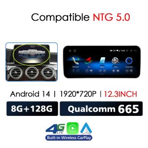 Mercedes Benz Classe C W205 GLC X253 V W446 Navegação Multimédia Automóvel