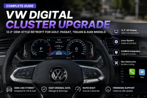 Guia de atualização do painel digital da VW