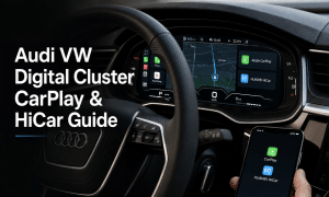 Ligue Wireless CarPlay ao Guia de Instalação do Quadro de Instrumentos Digital Audi VW