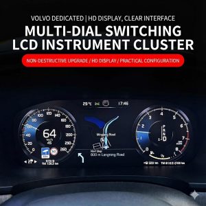 Volvo Digital LCD Cluster 12.3" para XC60, XC90, S90, S60