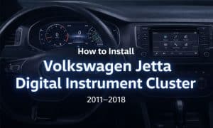 Como instalar um painel de instrumentos digital do Volkswagen Jetta