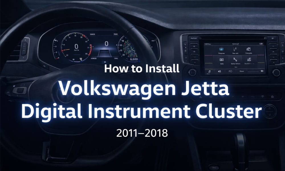 Como instalar um painel de instrumentos digital do Volkswagen Jetta