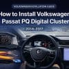 Como instalar o painel de instrumentos digital PQ do Volkswagen Passat
