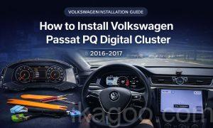 Como instalar o painel de instrumentos digital PQ do Volkswagen Passat