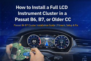 Guia de instalação do painel de instrumentos do Passat B6 B7