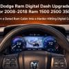Atualização do painel de instrumentos digital da Dodge Ram