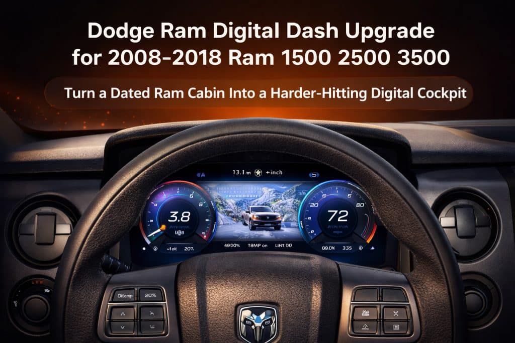 Atualização do painel de instrumentos digital da Dodge Ram