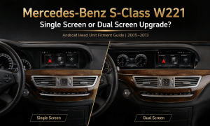 Atualização da unidade central Android do Mercedes-Benz Classe S W221