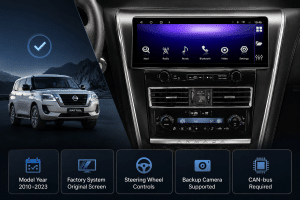 Compatibilidade de auto-rádio Android estilo OEM