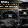 Guia de instalação do painel de instrumentos digital MQB do Volkswagen Tiguan (2017-2022)