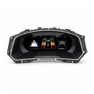 VW Tiguan 2017–2022 Painel de instrumentos digital LCD Virtual Cockpit 12.3" com sincronização de mapa CarPlay