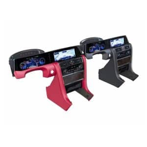 Unidade central Android de ecrã duplo do Nissan Patrol Y62