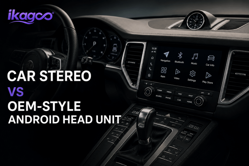 Rádio de carro vs. unidade principal Android tipo OEM: qual a opção de atualização que lhe oferece o serviço certo?