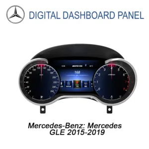 Painel digital do Mercedes GLE 2015-2019 | Ecrã LCD de 12,3 polegadas com CarPlay