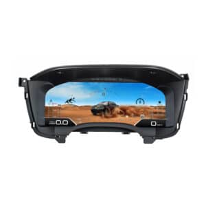 Vista frontal do painel digital do Chevrolet Silverado com ecrã LCD de 15.1 polegadas para pickup 2007-2013
