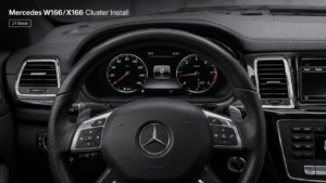 Instalação do painel de instrumentos digital para Mercedes W166 X166 | 2012–2019