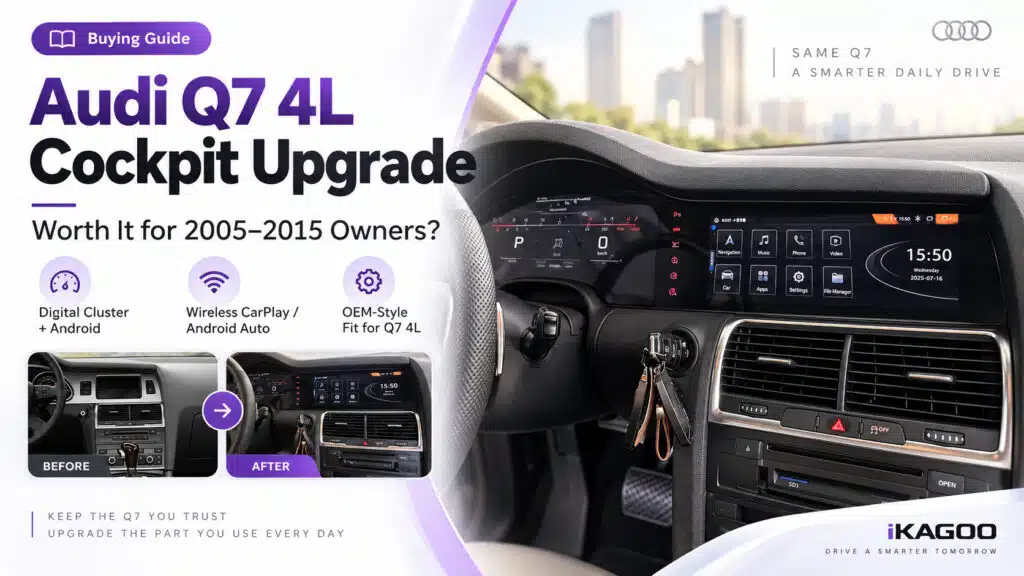 Atualização do Cockpit Digital Audi Q7 4L: Vale a Pena Se Planeia Manter o Seu Q7?