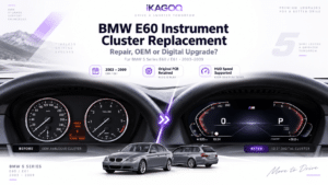 BMW E60 Instrument Cluster Replacement 2003–2009: Repair, OEM or Digital Upgrade?