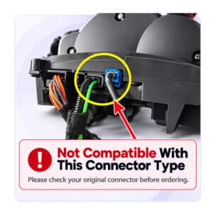 MINI Cooper F55 F56 F57 digital instrument cluster connector compatibility