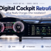 Retrofit do Cockpit Digital Audi Q7 4L – Painel de Instrumentos Original Versus Cockpit Digital iKAGOO Instalado