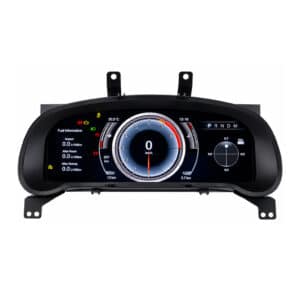Painel de instrumentos digital Lexus RX 2016–2021 vista frontal em fundo branco