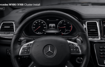 Instalação do painel de instrumentos digital para Mercedes W166 X166 | 2012–2019