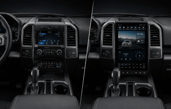 Guia de instalação do rádio ao estilo Tesla no Ford F-150 (2015–2020)