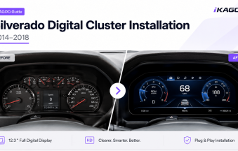Instalação do painel de instrumentos digital do Chevrolet Silverado 2014–2018: Guia completo passo a passo